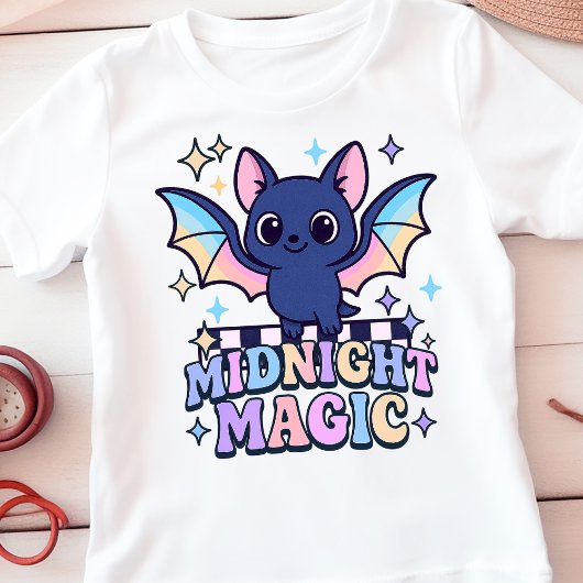 Retro Pastelcore Schattigee Halloween Bat & Checke Romper