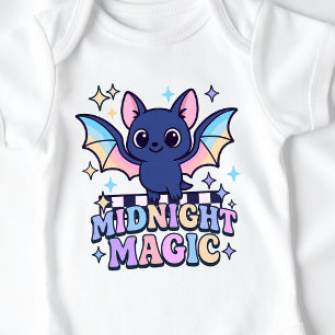 Retro Pastelcore Schattigee Halloween Bat & Checke Romper