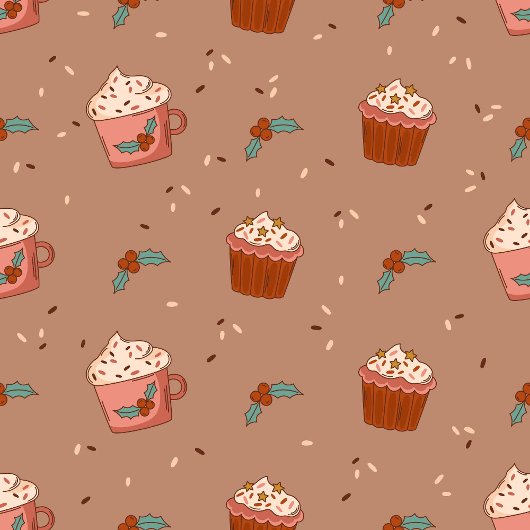 Retro Pasteldeken Groovy Kerst thuis Fleece Deken