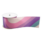 Retro pasteldraaikoppen satijnen lint (Spoel)