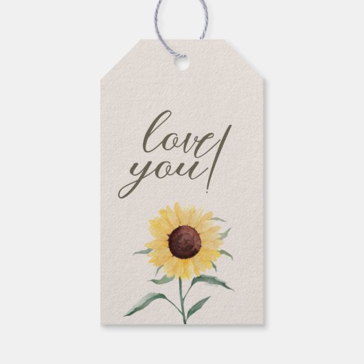 Retro Pastelkleur Daisy Wedding Cadeaulabel (Achterkant)