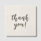 Retro Pastelkleur Daisy Wedding Gastenboek (Voorkant)