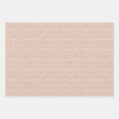 Retro pastelkleurig boho inpakpapier met zeeschelp vel (Voorkant 3)