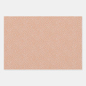 Retro pastelkleurig boho inpakpapier voor Kerstmis Vel (Voorkant 2)