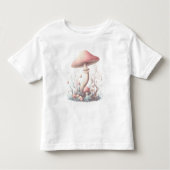 Retro pastelpaddenstoelen design met zachte kleure kinder shirts (Voorkant)