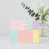 Retro pastelrecept Kaart (Staand voorkant)