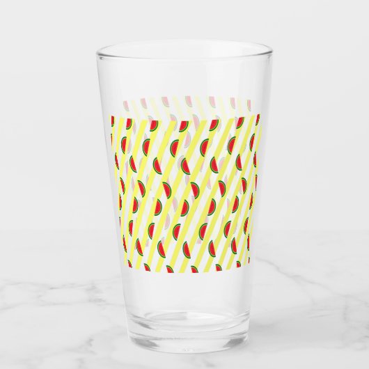 Retro Pastèques Glas (Voorkant)