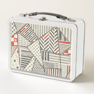 Retro Patchwork: Abstract geometrisch ontwerp