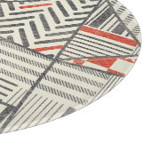 Retro Patchwork: Abstract geometrisch ontwerp Snijplank (Hoek)