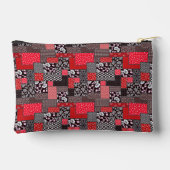 Retro Patchwork Bloemendekenpatroon Etui (Achterkant)