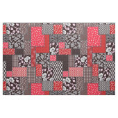 Retro Patchwork Bloemendekenpatroon Stof (Fat Quarter)