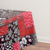 Retro Patchwork Bloemendekenpatroon Tafelkleed (Voorbeeld)