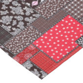 Retro Patchwork Bloemendekenpatroon Tafelkleed (Gekanteld)