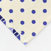 Retro Patchwork Driehoeken Nautische Stijl Fleece Deken (Hoek)