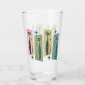 Retro Patchwork Tabbies ©️ studioxine Glas (Achterkant)