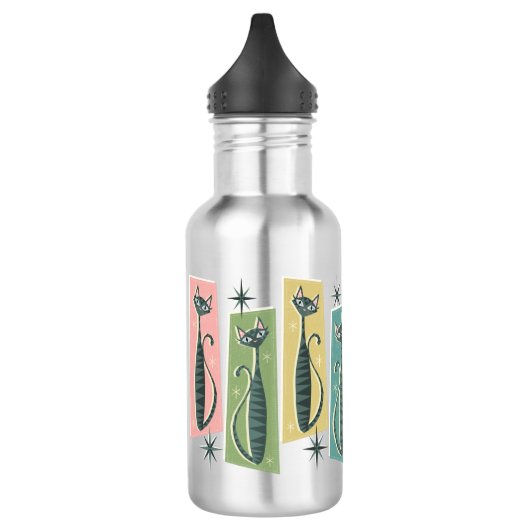 Retro Patchwork Tabbies ©studioxine Waterfles (Links)