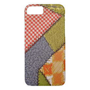 retro patchwork waanzinnig quilt design Case-Mate iPhone case