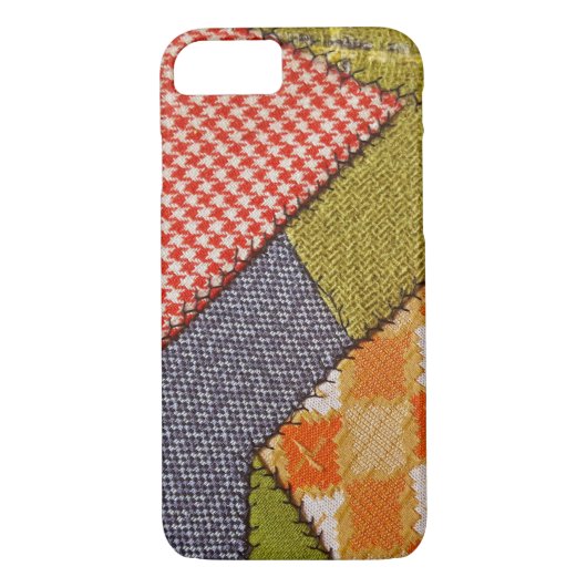 retro patchwork waanzinnig quilt design Case-Mate iPhone case (Achterkant)
