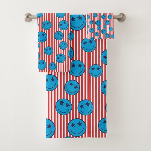 Retro Patriot Bad Handdoek (Insitu)