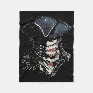Retro Patriot Defiant sinds 1776 Amerikaanse vlag Fleece Deken