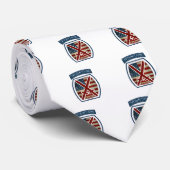 Retro Patriotic 10th Mountain Division Stropdas (Opgerold)