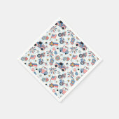 Retro Patriotic USA 4 juli Servet (Hoek)