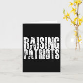 Retro Patriots Opvoeden Funny 4 juli Vaderdag Kaart (Gele Bloem)