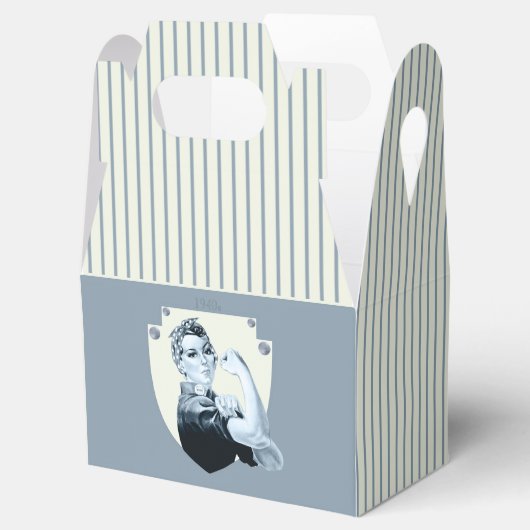  retro patriottische 40-jarige oorlogsvrouw uit 19 bedankdoosjes (Geopend)