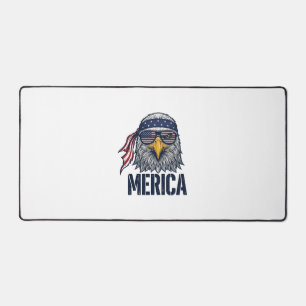 Retro Patriottische Adelaar Merica Shirt Ontwerp_1 Bureaumat