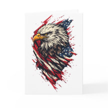 Retro Patriottische Amerikaanse Adelaar 4 juli