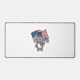 Retro Patriottische Koala Vlag Shirt Ontwerp_1 Bureaumat