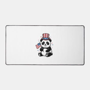 Retro Patriottische Panda Vlag Shirt Ontwerp_1 Bureaumat