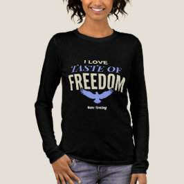 Retro Patriottische Smaak Van Vrijheid Vintage Ame Tri-Blend Shirt