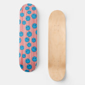 Retro Patriottische Smiley Face Persoonlijk Skateboard (Voorkant)