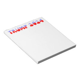 Retro  Patriottische Trump 2024 Notitieblok