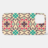 Retro patroon: behang, textielontwerp Case-Mate iPhone case (Achterkant (horizontaal))