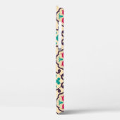 Retro patroon: behang, textielontwerp Case-Mate iPhone case (Achterkant / Links)