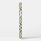 Retro patroon: behang, textielontwerp Case-Mate iPhone case (Achterkant / Rechts)