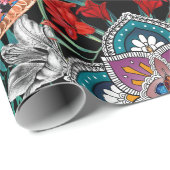 Retro Patroon Cadeaupapier (Rol Hoek)