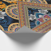 Retro Patroon Cadeaupapier (Hoek)