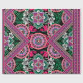 Retro Patroon Cadeaupapier (Vlak)