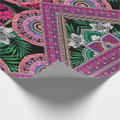 Retro Patroon Cadeaupapier (Hoek)