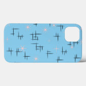 Retro Patroon Case-Mate iPhone Case (Achterkant (horizontaal))