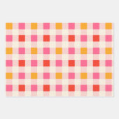 Retro Patroon Eenvoudige Minimalistische Boho Chic Inpakpapier Vel (Voorkant 2)