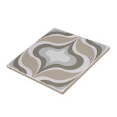 Retro Patroon Grijs Tegeltje (Zijkant)