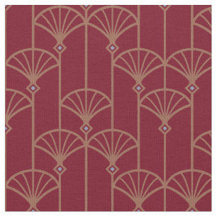 Retro patroon in Art deco stijl. Stof
