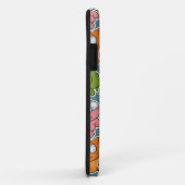 Retro patroon met cartoondieren Case-Mate iPhone case (Achterkant/rechts)