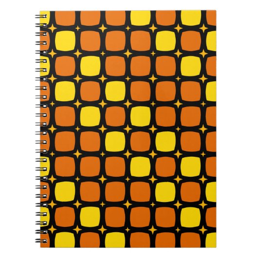Retro Patroon Notitieboek (Voorkant)