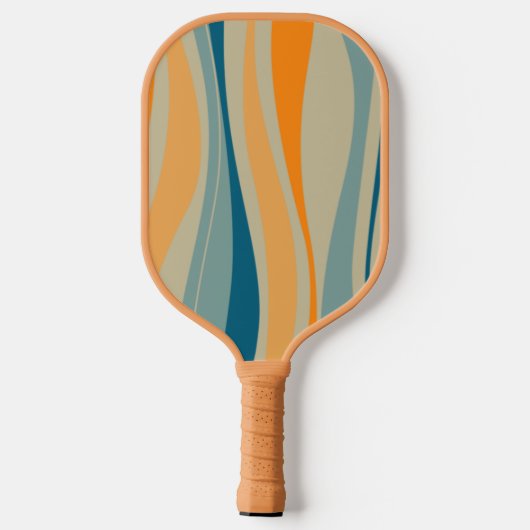Retro Patroon op maat Pickleball Paddle (Achterkant)