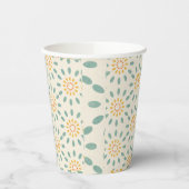 Retro Patroon Papier Cup Papieren Bekers (Links)